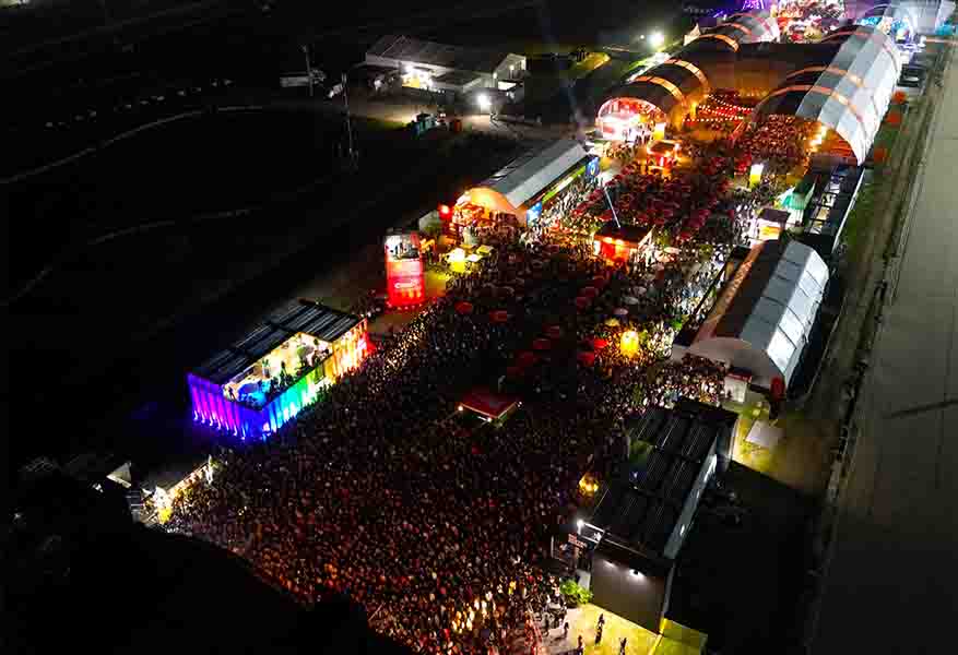 Foto aérea do Rio Gastronomia